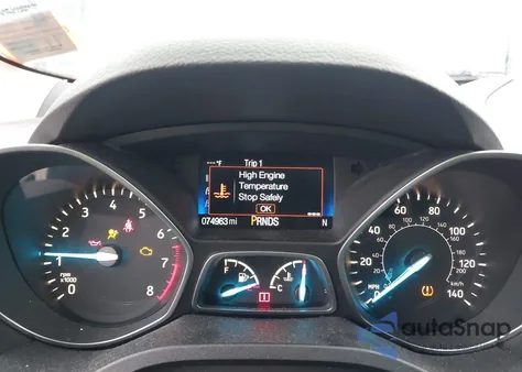 2017 Ford Escape Se из США, поврежденный, VIN 1FMCU0GD7HUC07009